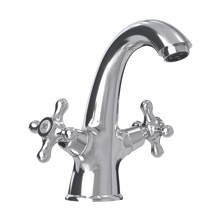 RJA11WDCC Jade Washbasin faucet with cross handles
