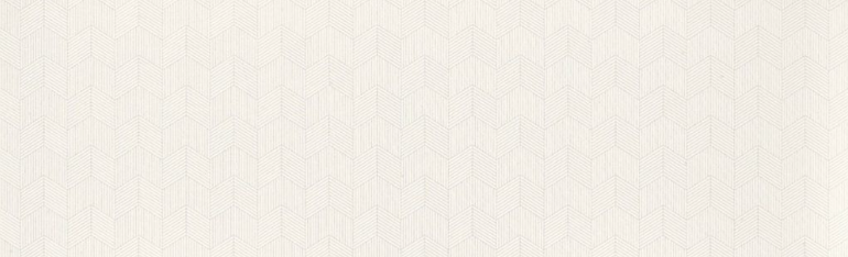 Pearl White Chevron 13X36 Modern Look 12.25 Sqft x Box