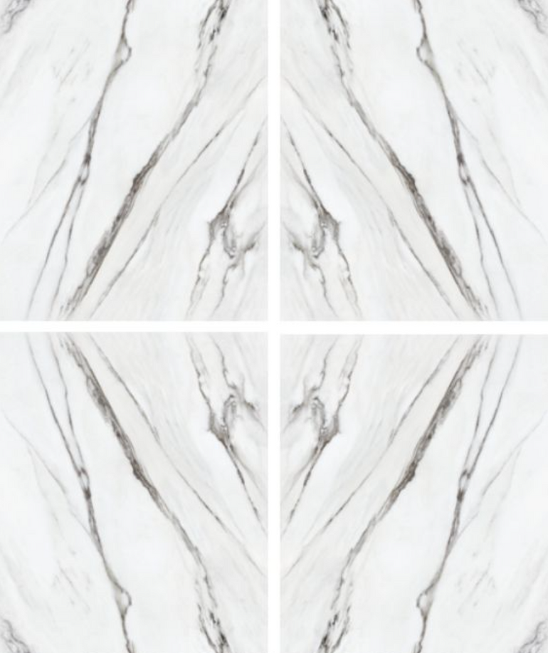 Statuario Plus  B/M White 30X60 Marble Look Polished 12.27 Sqft x Box