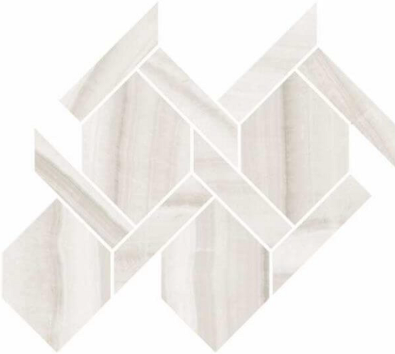Mosaic Onyx Milk Polished Rope 13" x 14.5"