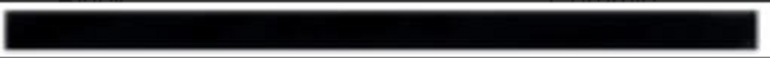 Monochrome Black Glossy 0.6" x 12" Quarter Round