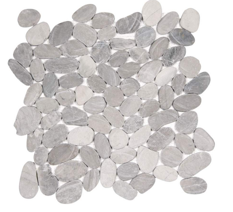 Pebble Stone Riverstone Grey 12" x 12"