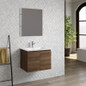 Dax malibu vanity cabinet 24 in walnut w/ onix basin