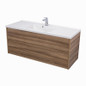 Zdax zen single vanity cabinet 48 inches 2d walnut