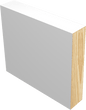 Pine primed molding baseboard deco