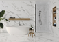 Carrara White 36x36 Polished Glossy 18 Sqft x Box