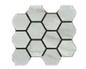 Mosaic Hexagon Bardiglio Grigio Polished (12X14 Sheet) EACH Sqft x Box