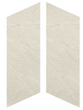 Nextone White Natural Gramma 19.5" x 5.5"