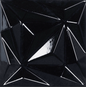 Esenzia Black Deco Glossy  6" x 6"