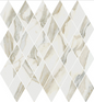 Mosaic Stratus Oro Polished Rhomboid 12.5" x 13.5"
