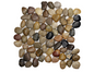 Pebble Stone Multi-Color Round 12" x 12"