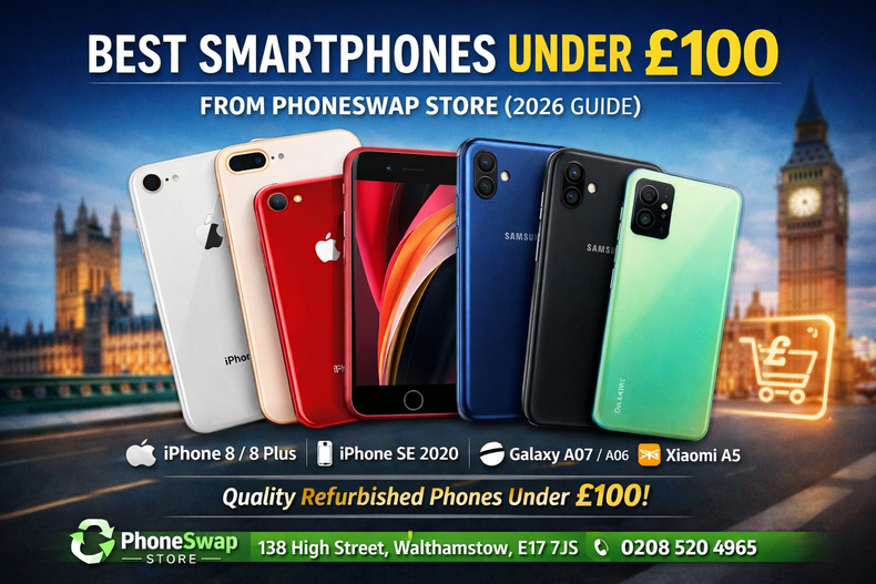 Best Smartphones Under £100 from PhoneSwap Store (2026 Guide)