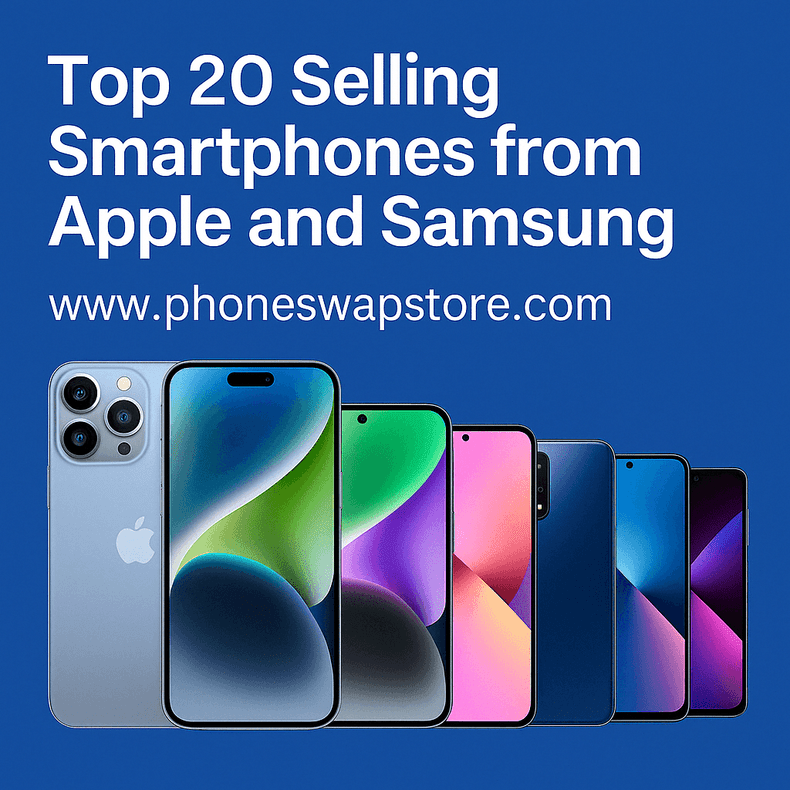 ​Top 20 Selling Smartphones from Apple and Samsung | UK Deal