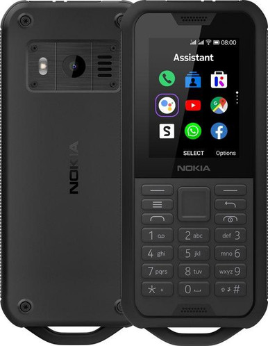 Nokia 800 Tough 4G SIM Free Mobile Phone Black Steel | PSS