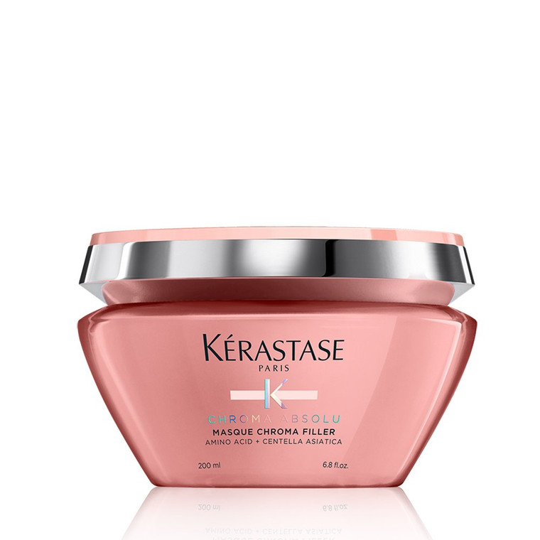 A strengthening hair mask for damaged color-treated hair that nourishes and deeply conditions to preserve hair health and color vibrancy while enhancing shine.