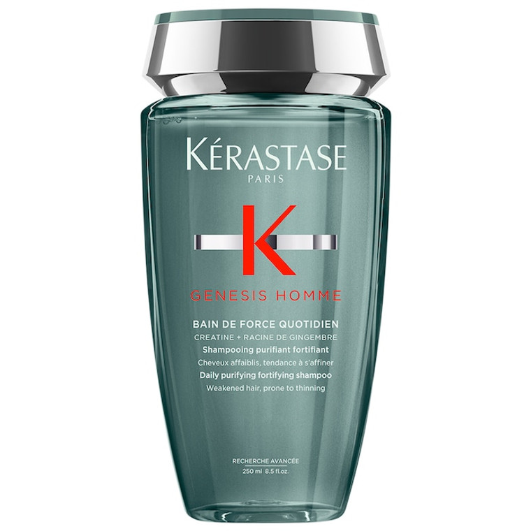 Deep cleansing & strengthening shampoo for men. Ideal for weakened hair that is prone to thinning.