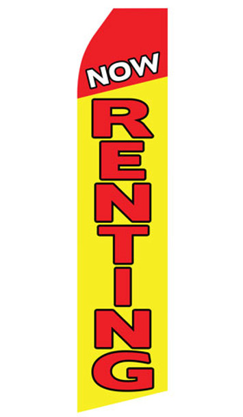 Now Renting Econo Stock Flag Red