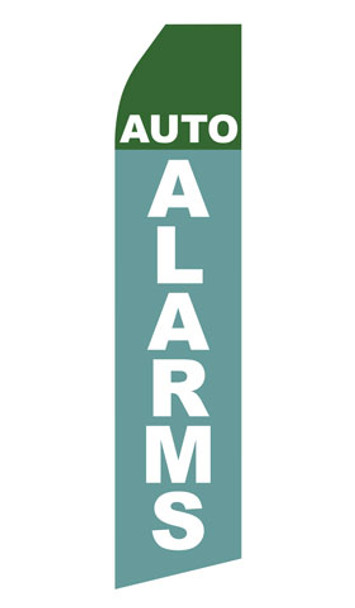 Auto Alarms Econo Stock Flag Green