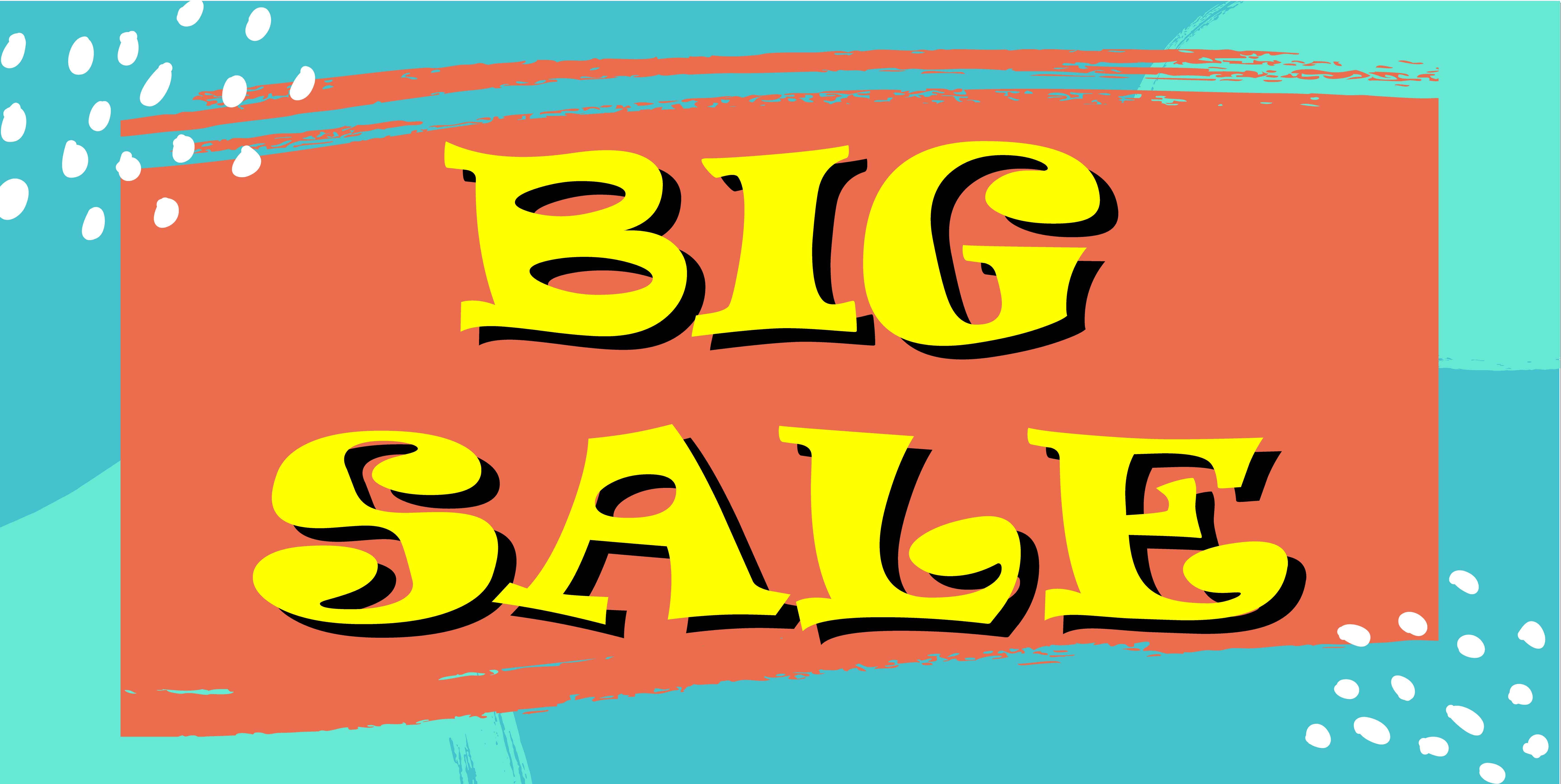 Big sale banner, signboard, decor for the store. Special offer. Background,  vector Stock Vector Image & Art - Alamy