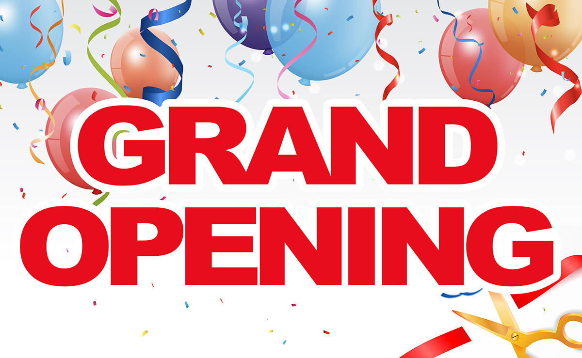 grand opening clipart