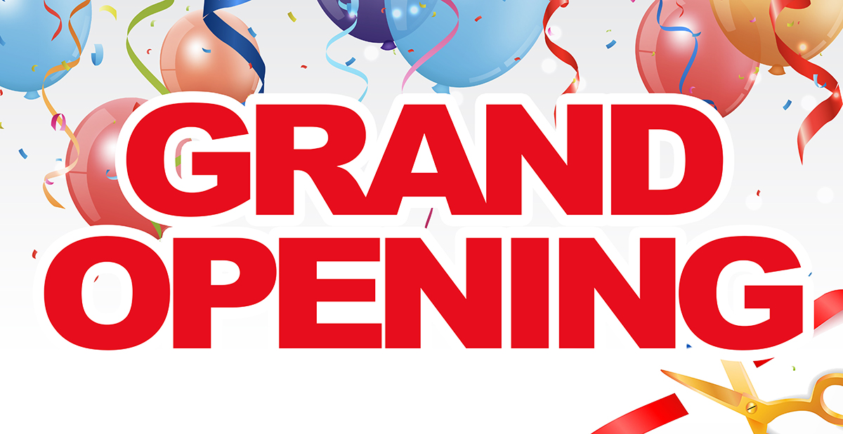 grand opening sign