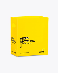 Bin Co-Mingle Mixed Recycling Yellow 30L Each Ecobin Bin Co-Mingle Mixed Recycling Yellow 30L Each Ecobin