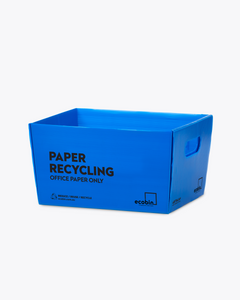 Bin Deskside Recycling Paper A4 Blue 12L Each Ecobin Bin Deskside Recycling Paper A4 Blue 12L Each Ecobin