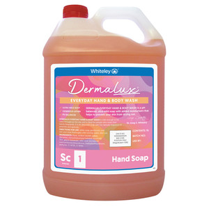 Dermalux Natural Hand and Body Wash 5L Ea Whiteley