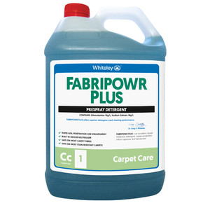 Fabripower Plus Pre-Spray Carpet Detergent 5L Ea Whiteley