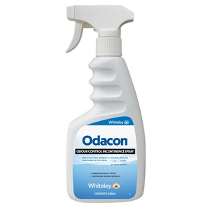 Odacon Odour Control Incontinence Spray 500ML Ea Whiteley Odacon Odour Control Incontinence Spray 500ML Ea Whiteley