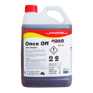 Once Off Tile Cleaner 5L Ea Agar Once Off Tile Cleaner 5L Ea Agar
