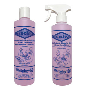 Viraclean Hospital Grade Disinfectant 500ML Ea Whiteley Viraclean Hospital Grade Disinfectant 500ML Ea Whiteley