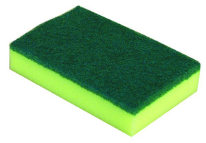 Scourer Sponge Heavy Duty Green/Yellow 150X100X30MM Each Scourer Sponge Heavy Duty Green/Yellow 150X100X30MM Each