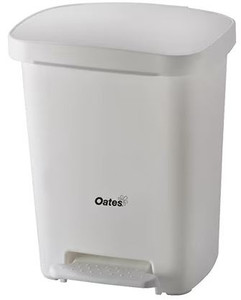 BIN PEDAL WHITE 30L EACH OATES