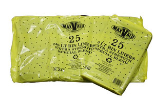 Bin Liner 240LT Black 100CTN GL240 Maxpak