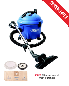 Pacvac Glide 300 Canister Vacuum Cleaner with free service kit