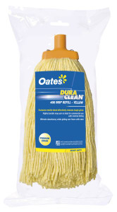 Mophead Duraclean 400GM Yellow Each Oates
