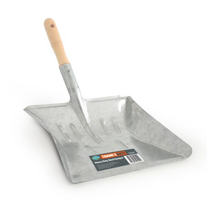 Metal Dustpan Wooden Handle GBC