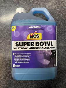 Superbowl Toilet Bowl & Urinal Cleaner 5L Ea MCS Superbowl Toilet Bowl & Urinal Cleaner 5L Ea MCS