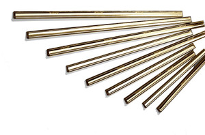 6in Brass Squeegee Channel & Rubber WWW