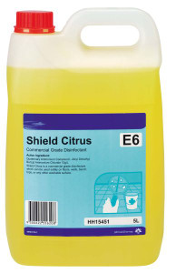 Shield Citrus Commercial Grade Disinfectant 5L Ea Diversey Shield Citrus Commercial Grade Disinfectant 5L Ea Diversey