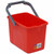 BUCKET GENERAL PURPOSE RECTANGLE RED 9L EACH NAB