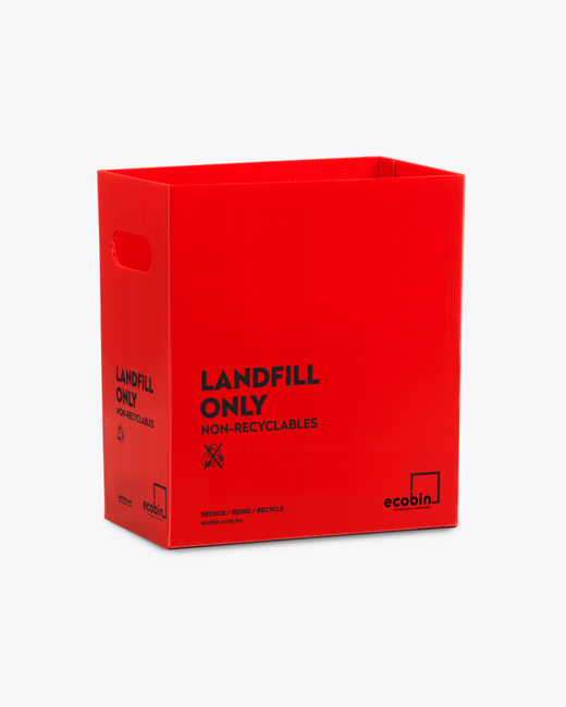 Bin Landfill Red 30L Each Ecobin