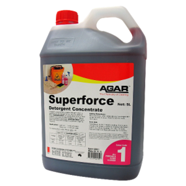 Superforce Detergent Concentrate 5L Ea Agar