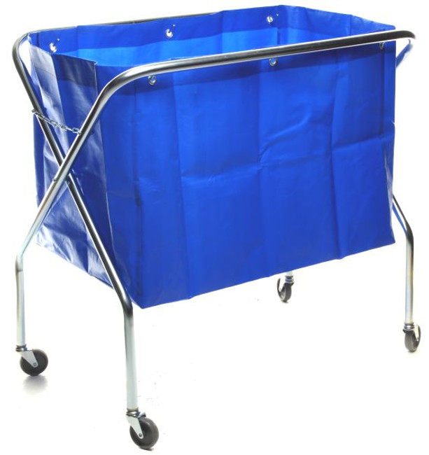 Metal Frame Scissor Trolley MKII Complete With Blue Bag Each