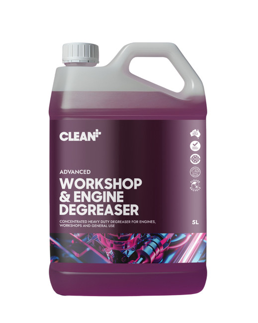 ADVANCED WORKSHOP & ENGINE DEGREASER 5LT EA CLEAN PLUS