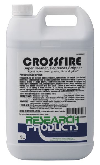 Crossfire Heavy Duty Cleaner & Degreaser 5L Ea Research