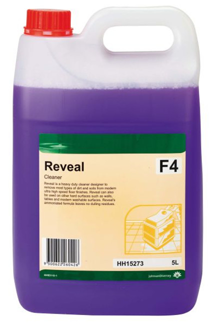 Taski Reveal Heavy Duty Floor Cleaner 5L Ea Diversey