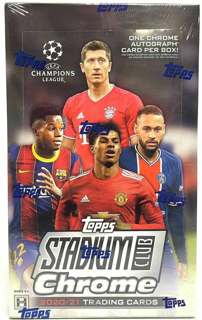 2020-21 Topps UEFA CL Stadium Club Chrome Soccer - Pack