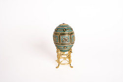 Imperial Egg Teal Jewelry Box